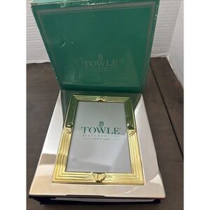 Towle Silversmiths 4X6 Signature Frame & Photo Album Silver Plated 100 Photos